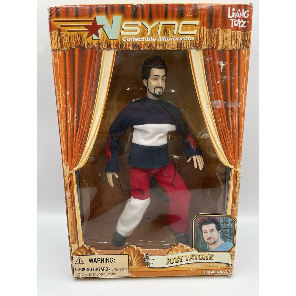 2000 Living Toyz NSYNC Joey Fatone Marionette. NIB